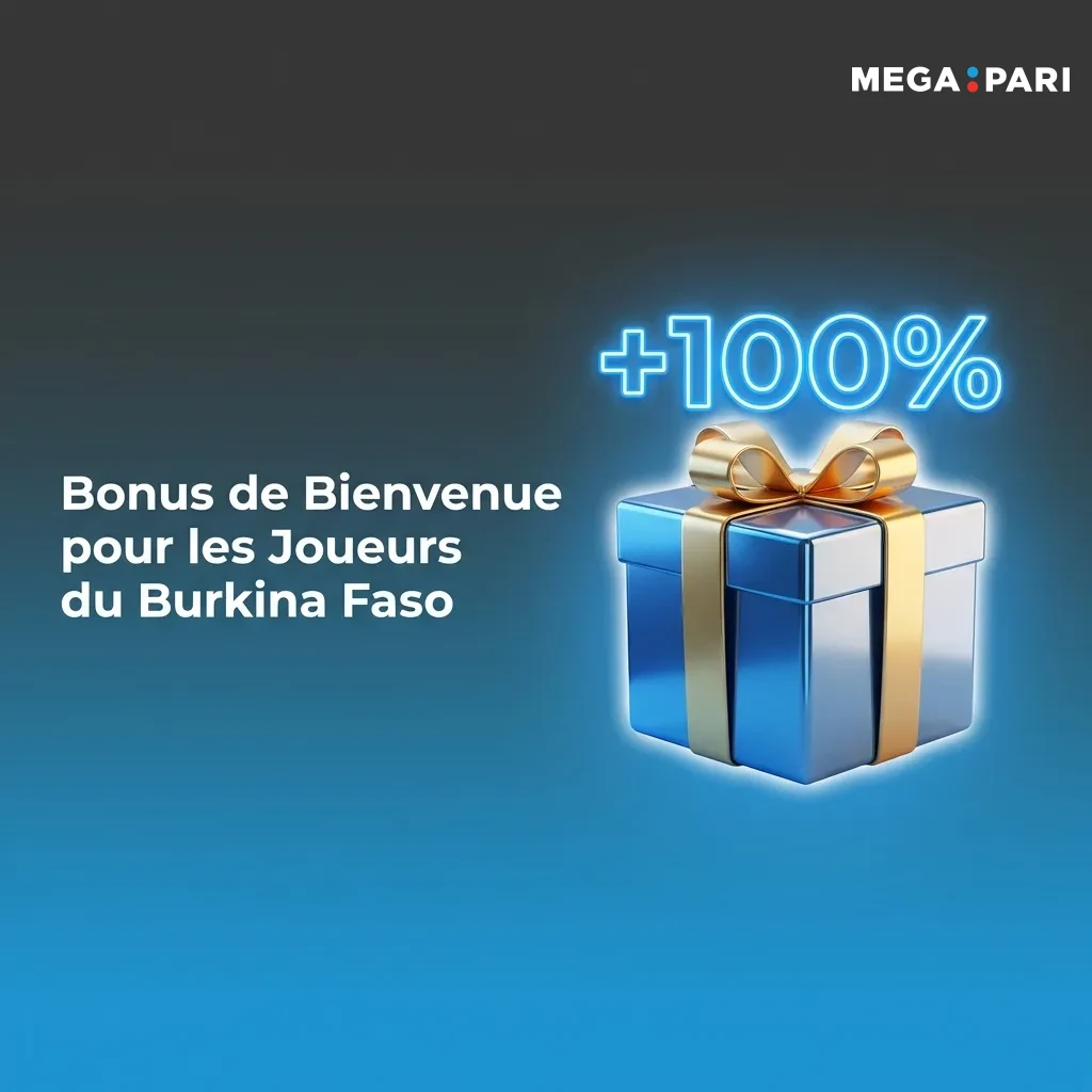 Megapari welcome bonus offer showing 200% deposit match up to 984,000 XOF plus 150 free spins for Burkina Faso players