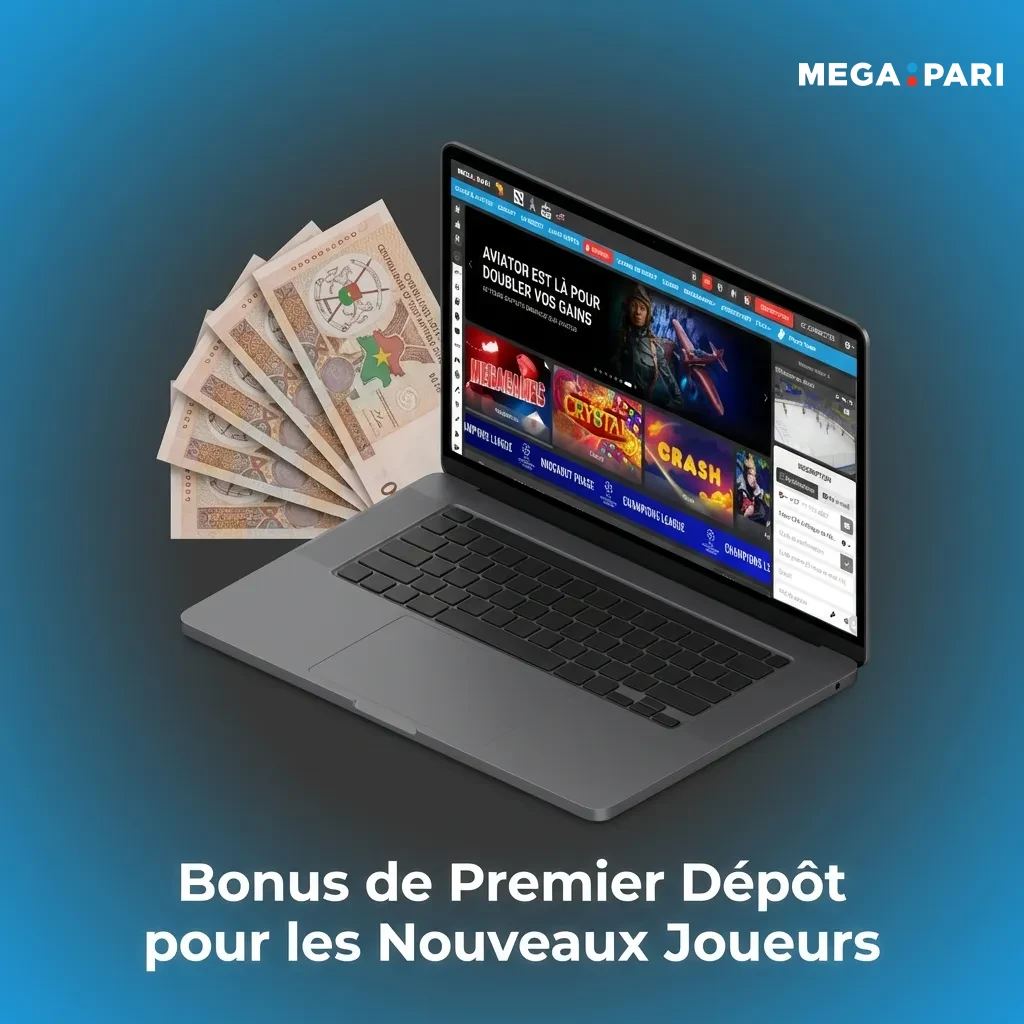 Welcome bonus offer showing 200% deposit match up to 984,000 XOF plus 150 free spins for new players in Burkina Faso