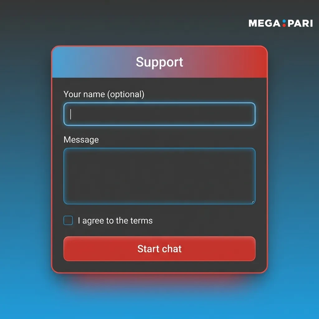 Service client 24/7 MegaPari au Burkina Faso : chat en direct, email, téléphone et Telegram pour assistance rapide.