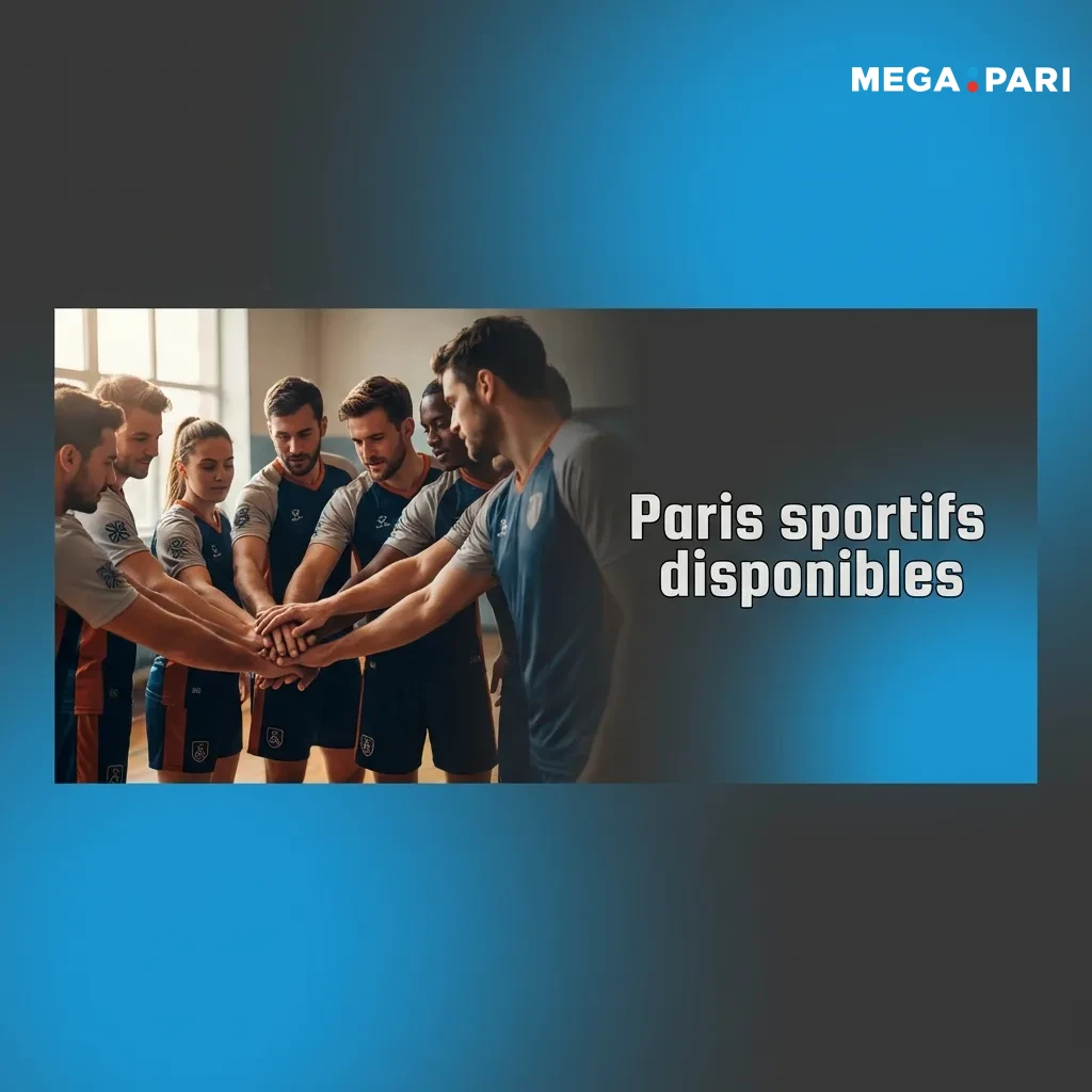 Paris sportifs sur plus de 40 sports incluant football, basketball, tennis, volleyball, handball, rugby, boxe, MMA, et esports