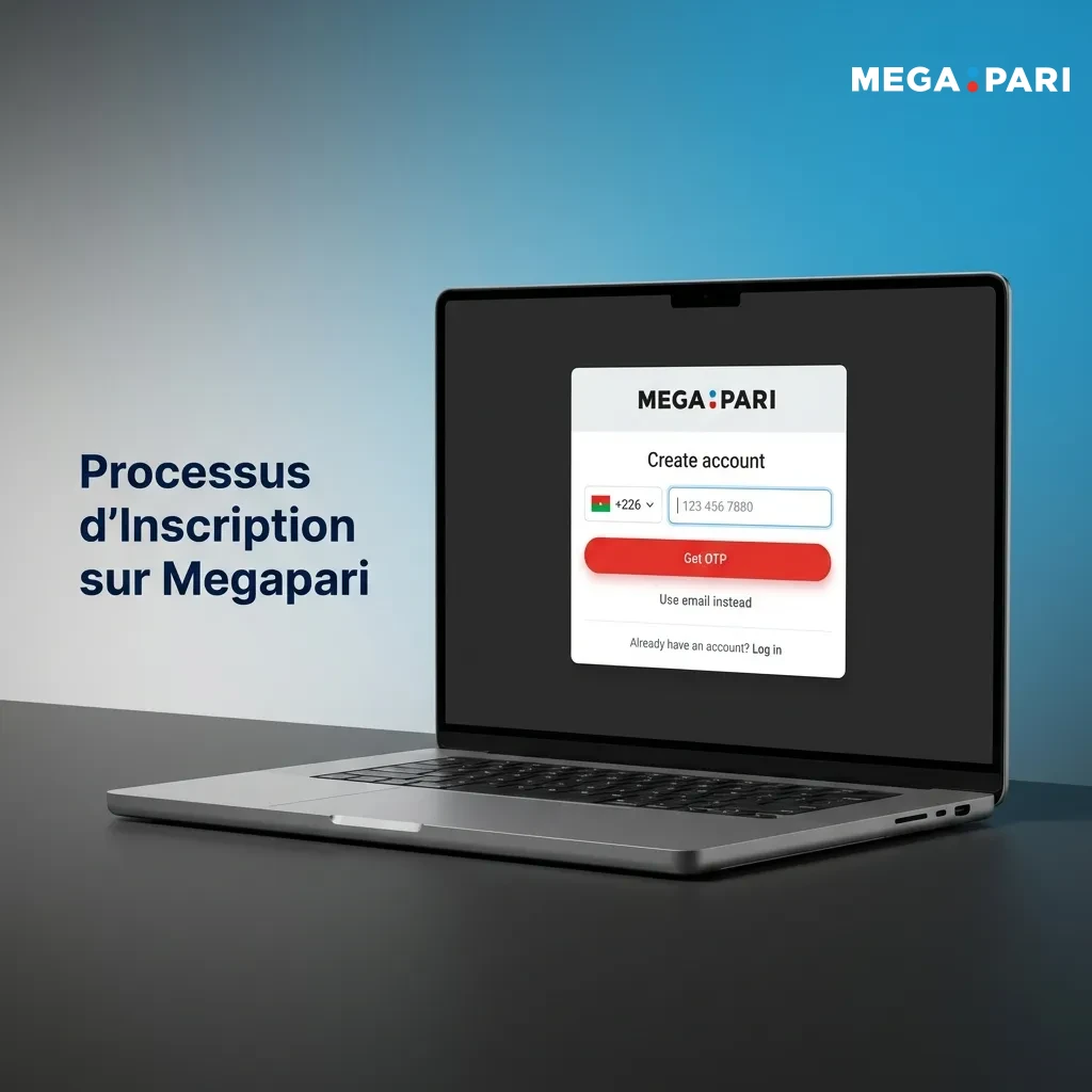 Guide d'inscription Megapari : étapes pour créer un compte casino et paris sportifs en ligne