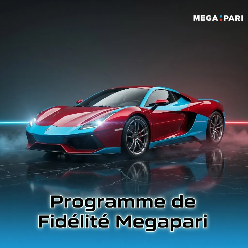 Megapari VIP loyalty program showing 8 tiers from Bronze to VIP Elite with rewards and cashback benefits